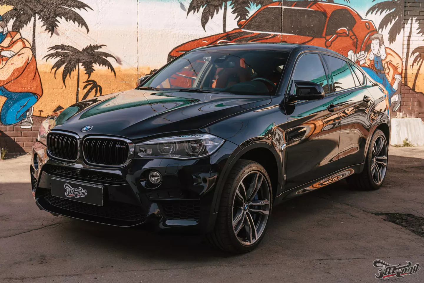 Комплекс детейлинг-услуг и окрас дисков для BMW X6 M